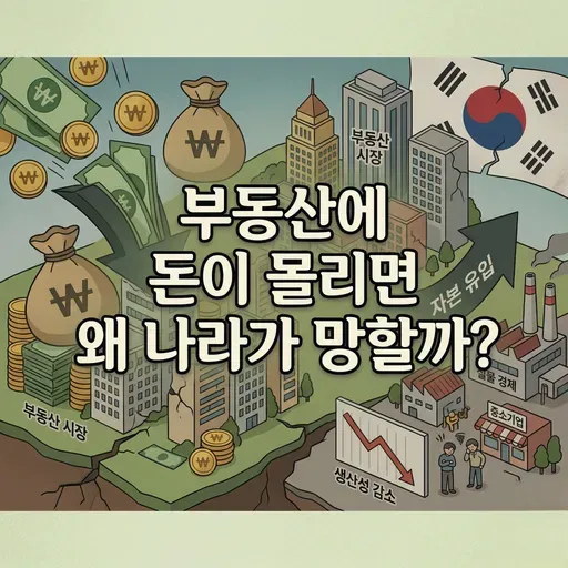 부동산에 돈이 몰리면 왜 나라가 망할까?