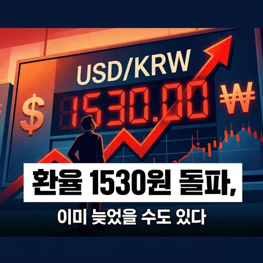 환율 1530원 돌파, 이미 늦었을 수도 있다